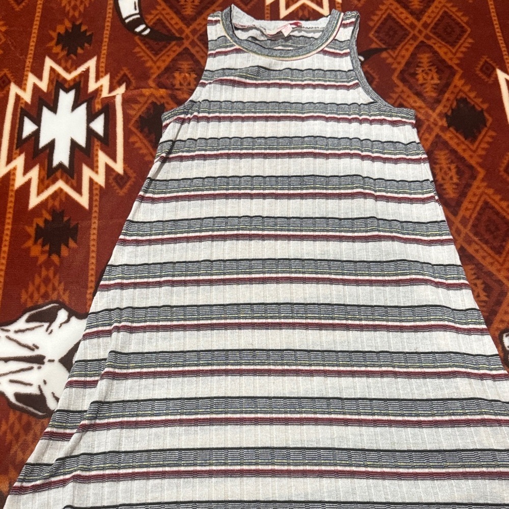 GB girls Sleeveless Striped A-Line Dress